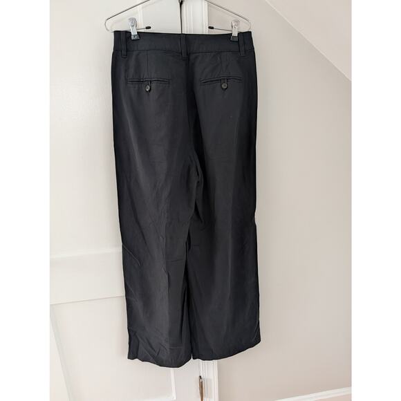 Madewell The Harlow Wide-Leg Pant | Sz 4 | Black - Picture 6 of 8